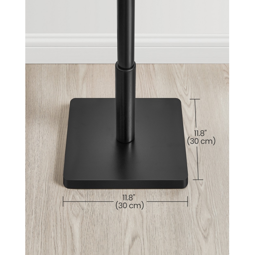 Fristående klädhängare LINEA, svart