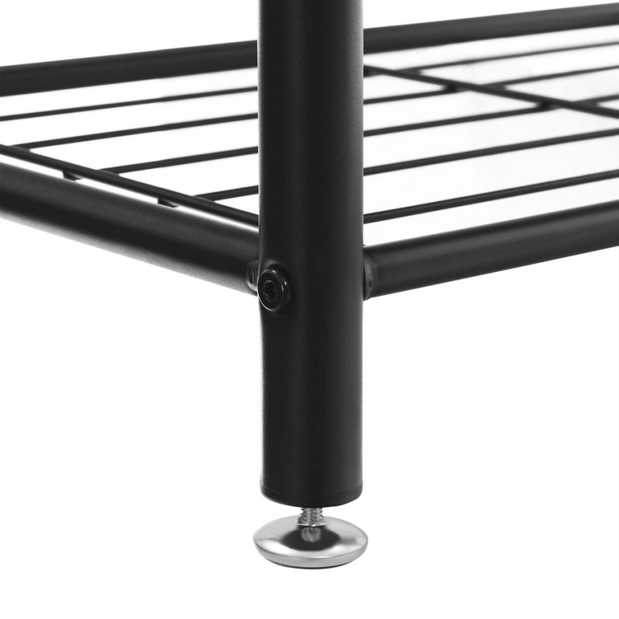 Fristående klädhängare NAVOR brun/svart