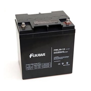 FUKAWA FWL 28-12 - Blybatteri 12V/28Ah/gänga M5