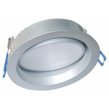 Fulgur 23147 - LED Badrum infälld lampa LED/10W/230V 3000K IP54 silver