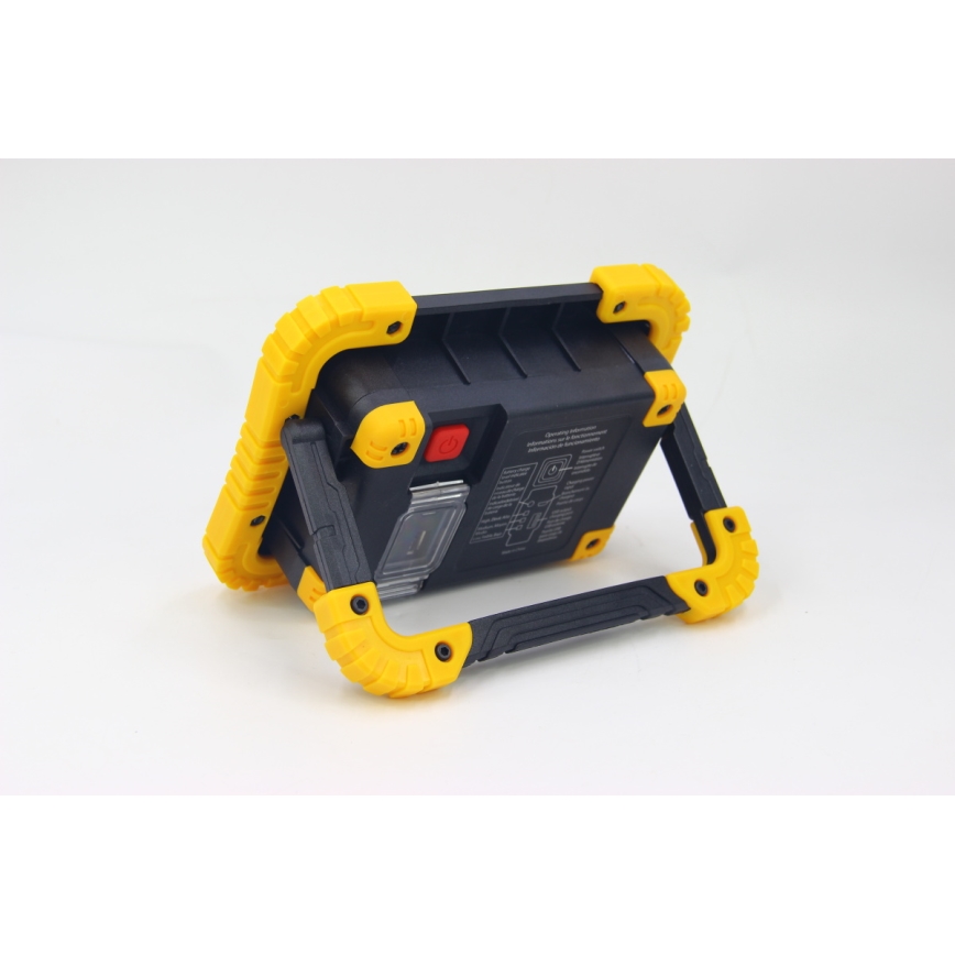 Fulgur 34004 - LED uppladdningsbar strålkastare med powerbank LED/17W/4400 mAh IPX4