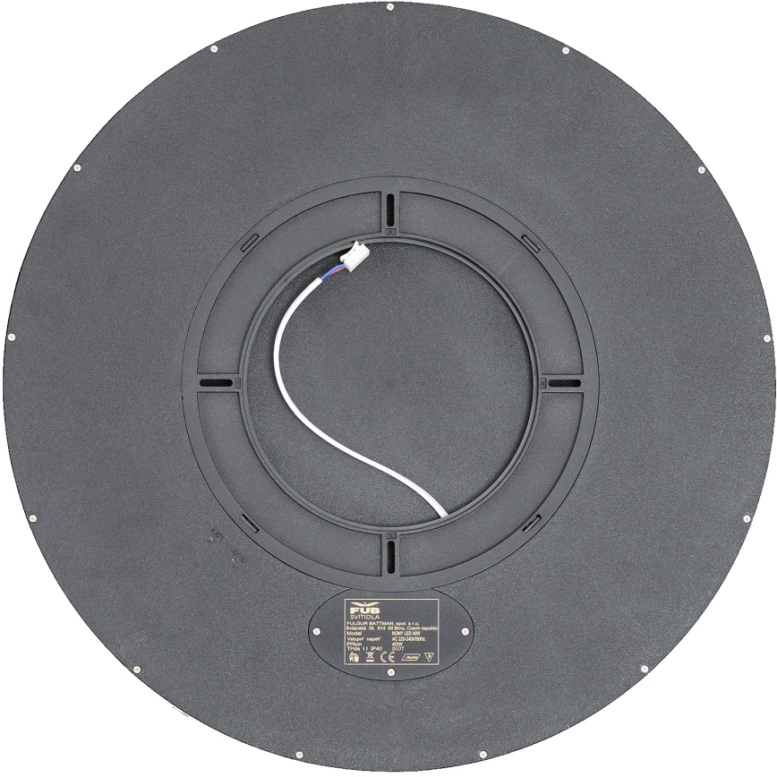 Fulgur 42364 - LED taklampa NOMY LED/40W/230V 3000/4000/6000K IP40 diameter 50 cm svart
