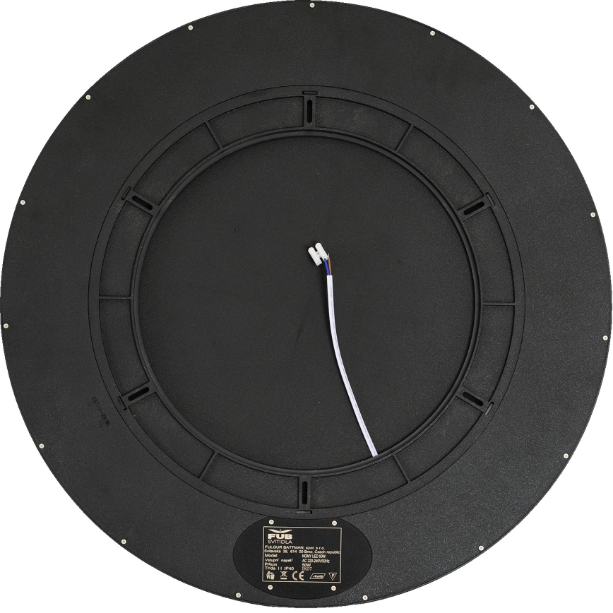 Fulgur 42366 - LED Taklampa NOMY LED/50W/230V 3000/4000/6000K IP40 Ø 60 cm svart