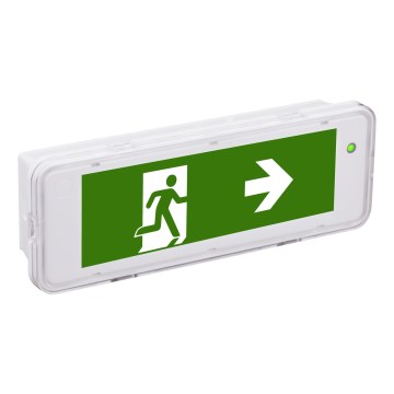 Fulgur s-24495 - LED-nödbelysningsarmatur MIRROR LED/1W/230V 1300 mAh IP65