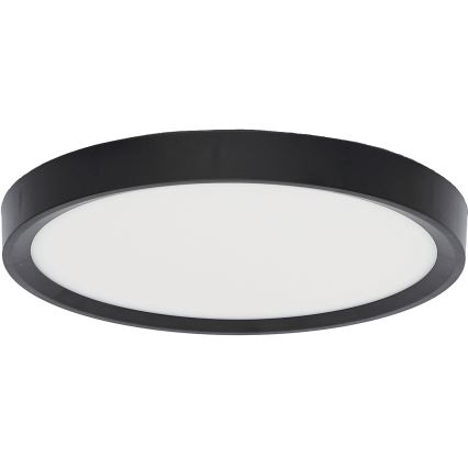 Fulgur s-42585 - LED taklampa med rörelsedetektor NOMY-S LED/18W/230V 3000/4000/6000K IP40 diameter 23 cm svart