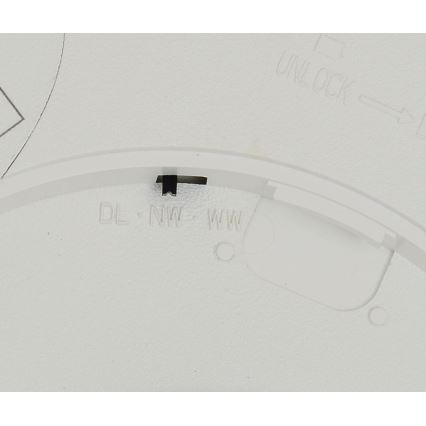 Fulgur s-42586 - LED taklampa med rörelsedetektor NOMY-S LED24W/230V 3000/4000/6000K IP40 diameter 30 cm vit