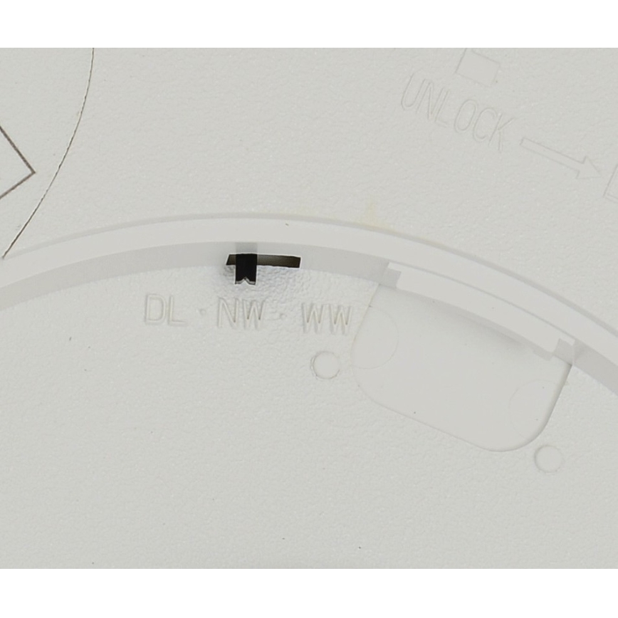 Fulgur s-42586 - LED taklampa med rörelsedetektor NOMY-S LED24W/230V 3000/4000/6000K IP40 diameter 30 cm vit