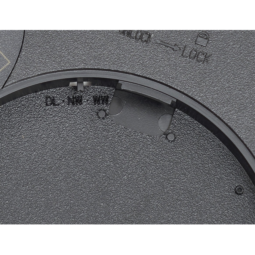 Fulgur s-42587 - LED taklampa med rörelsedetektor NOMY-S LED/24W/230V 3000/4000/6000K IP40 diameter 30 cm svart