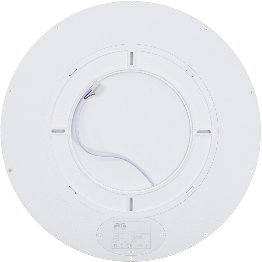 Fulgur s-42588 - LED taklampa med rörelsedetektor NOMY-S LED/32W/230V 3000/4000/6000K IP40 diameter 40 cm vit