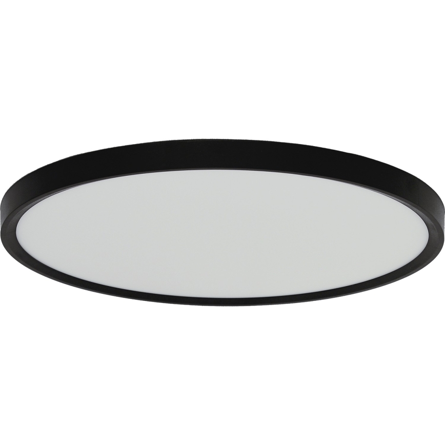 Fulgur s-42589 - LED taklampa med rörelsedetektor NOMY-S LED/32W/230V 3000/4000/6000K IP40 diameter 40 cm svart