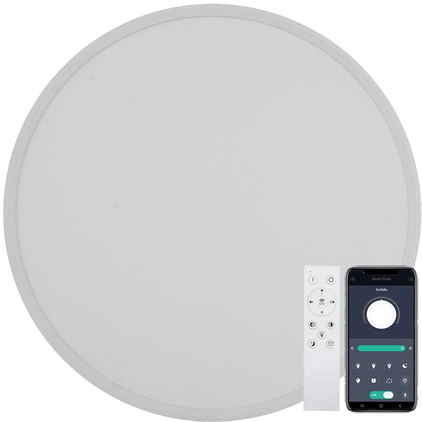 Fulgur s-43039 - Dimbar LED-takarmatur NOMY-RC LED/40W/230V 3000/4000/6500K Ø 50 cm IP40 vit + fjärrkontroll