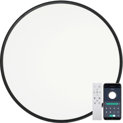 Fulgur s-43042 - Dimbar LED-taklampa NOMY-RC LED/50W/230V 3000/4000/6500K Ø 60 cm IP40 svart + fjärrkontroll