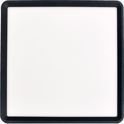Fulgur s-43101 - LED taklampa NOMY LED/24W/230V 3000/4000/6500K IP40 30x30 cm svart