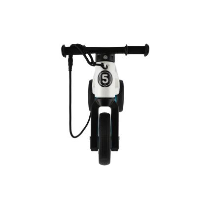 Funny Wheels - 2-i-1 balanscykel RIDER SUPER SPORT vit/svart/blå