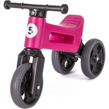 Funny Wheels - RIDER SPORT 2-i-1 balanscykel rosa/svart