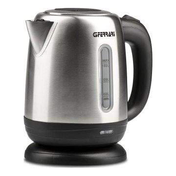 G3Ferrari G1009500 - Snabb vattenkokare 1,2 l, 1630 W/230 V, rostfritt stål/svart
