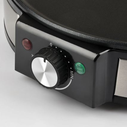 G3Ferrari G1009800 - Crêpmaskin PROFI-CREPE 1200W/230V rostfritt stål/svart