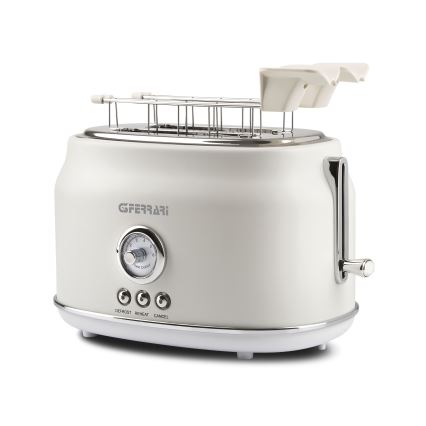 G3Ferrari G1013401 - ARTISTA brödrost med två fack 750 W/230 V, vit