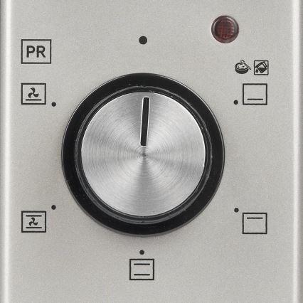 G3Ferrari G1015200 - Varmluftsugn ROSTO 1500W/230V 37 l rostfritt stål/svart