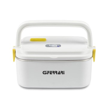G3Ferrari G1016601 - Elektrisk matvärmare VITTO 48 W/230 V 0,8 l vit/gul