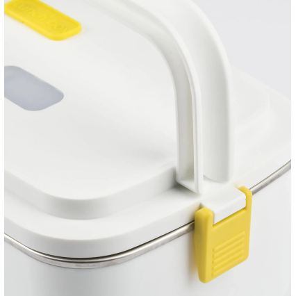 G3Ferrari G1016601 - Elektrisk matvärmare VITTO 48 W/230 V 0,8 l vit/gul