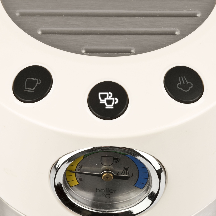 G3Ferrari G1016801 - Manuell espressomaskin AMARCORD 1350W/230V 15 bar krämfärgad
