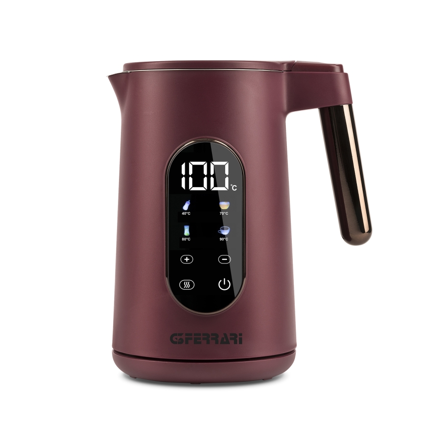G3Ferrari G1020502 - Elektrisk vattenkokare 1,7 l, 2200 W/230 V, röd