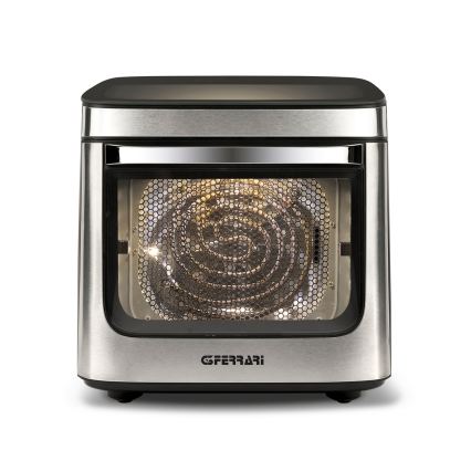 G3Ferrari G1021900 - Varmluftsfritös FRIGGISANO 1800W/230V 13 l rostfritt stål/svart