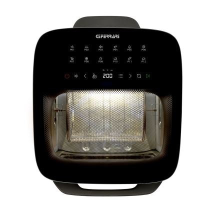 G3Ferrari G1021900 - Varmluftsfritös FRIGGISANO 1800W/230V 13 l rostfritt stål/svart