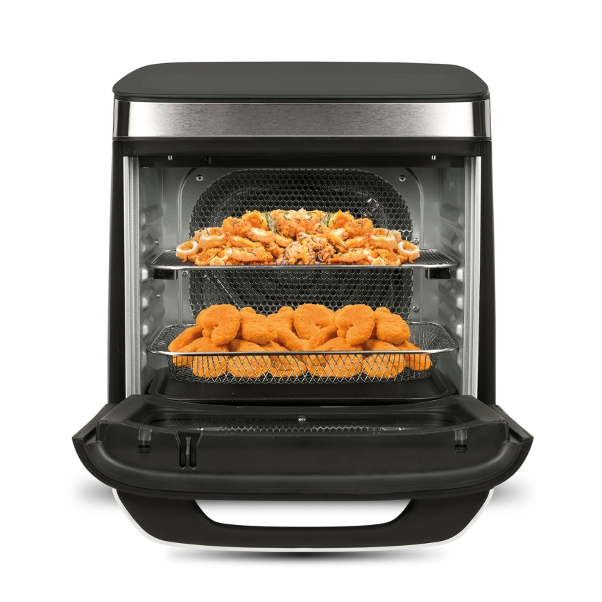 G3Ferrari G1021900 - Varmluftsfritös FRIGGISANO 1800W/230V 13 l rostfritt stål/svart