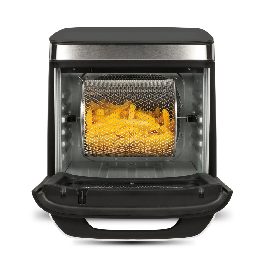 G3Ferrari G1021900 - Varmluftsfritös FRIGGISANO 1800W/230V 13 l rostfritt stål/svart