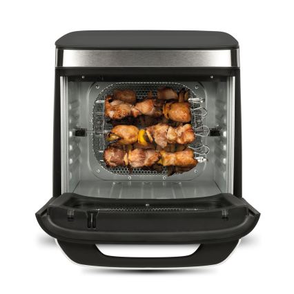 G3Ferrari G1021900 - Varmluftsfritös FRIGGISANO 1800W/230V 13 l rostfritt stål/svart