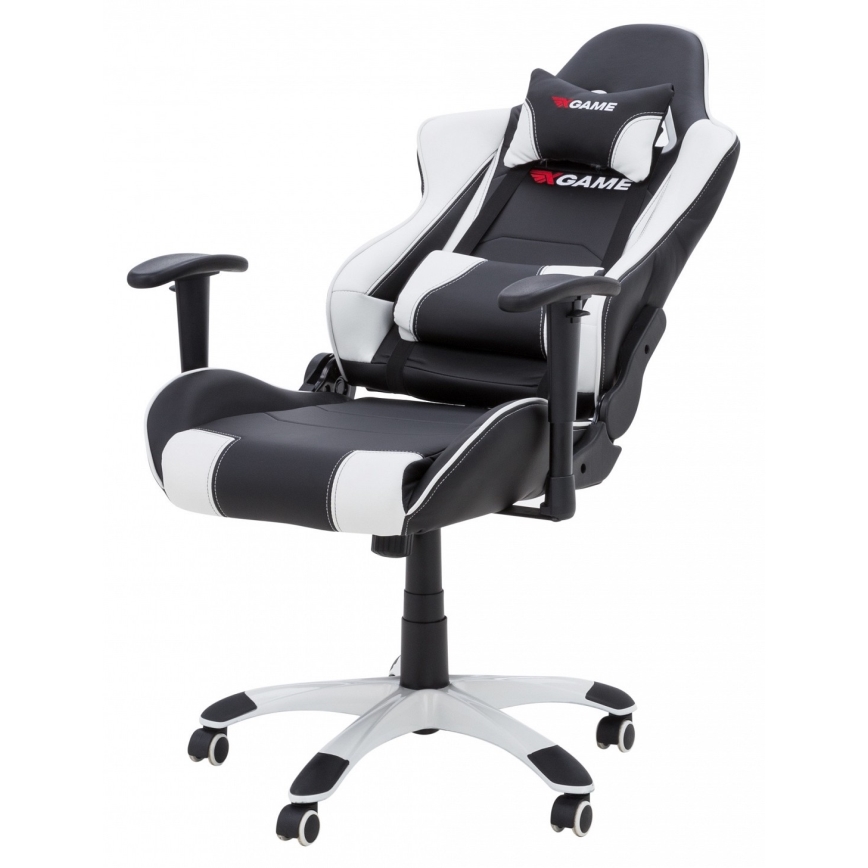 Gamingstol svart/vit