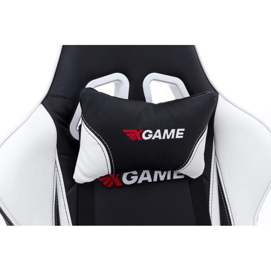 Gamingstol svart/vit