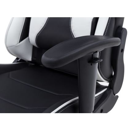 Gamingstol svart/vit