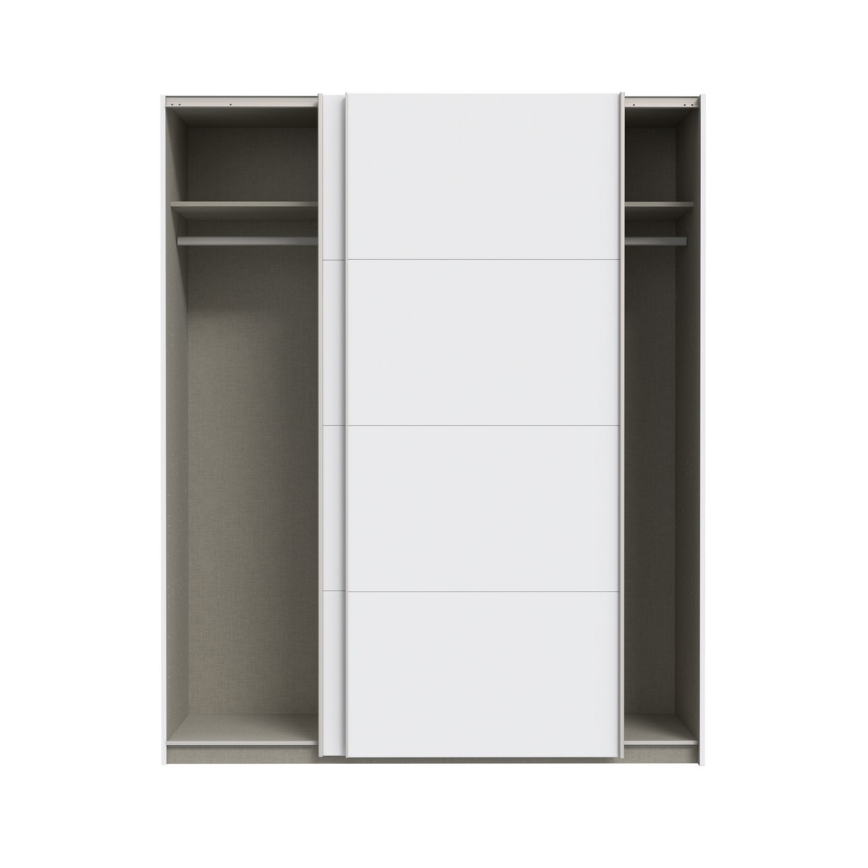 Garderob KARO 170x210 cm vit