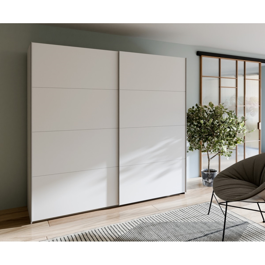 Garderob KARO 220x210x61 cm vit