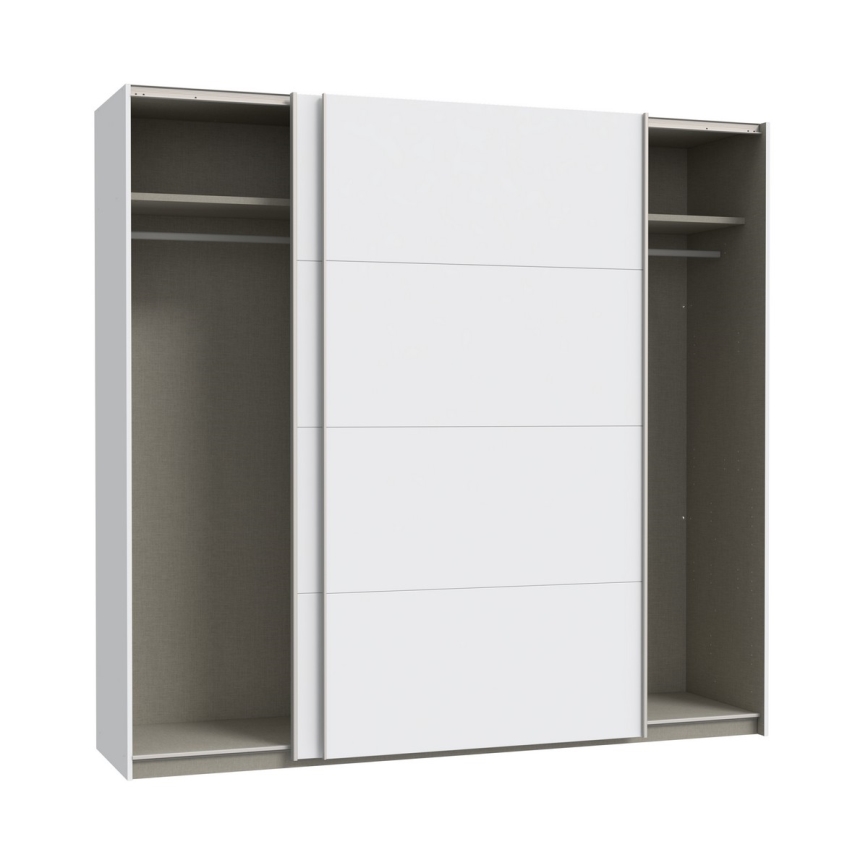 Garderob KARO 220x210x61 cm vit