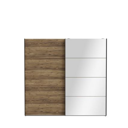 Garderob med spegel OREN 220x210 cm artisan-ek