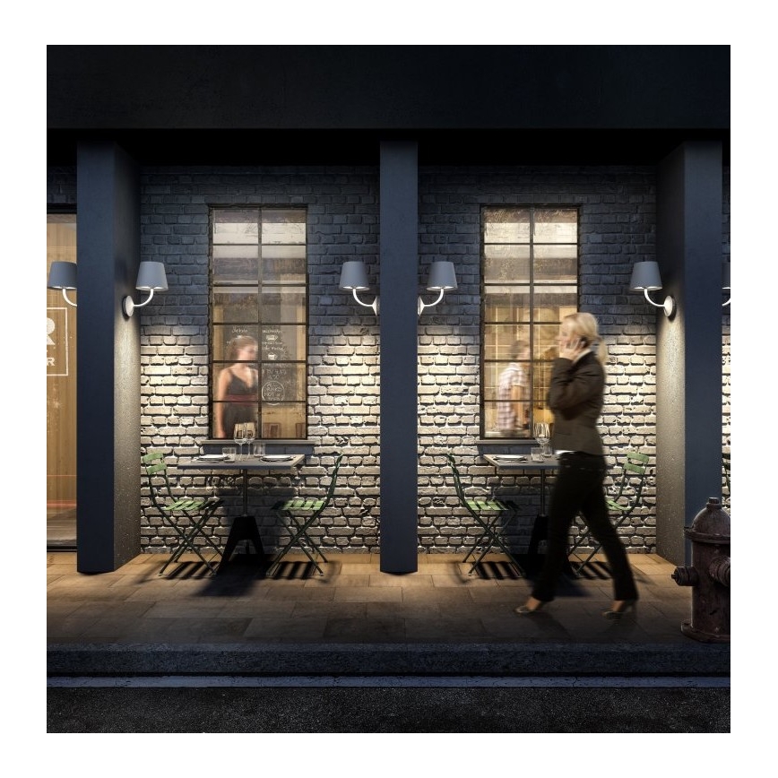 Gardino LX1791 - LED Utomhus Vägglampa VIOLA LED/7W/230V IP65