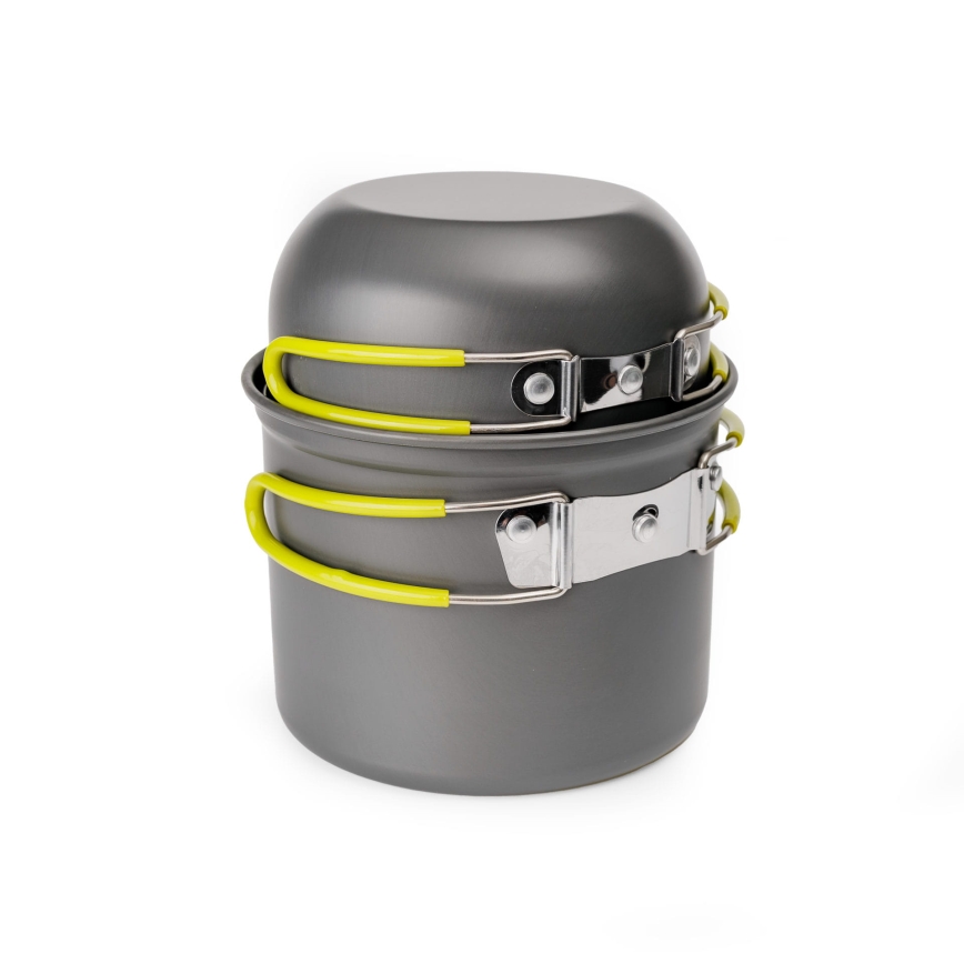 Gasspis för camping med tillbehör