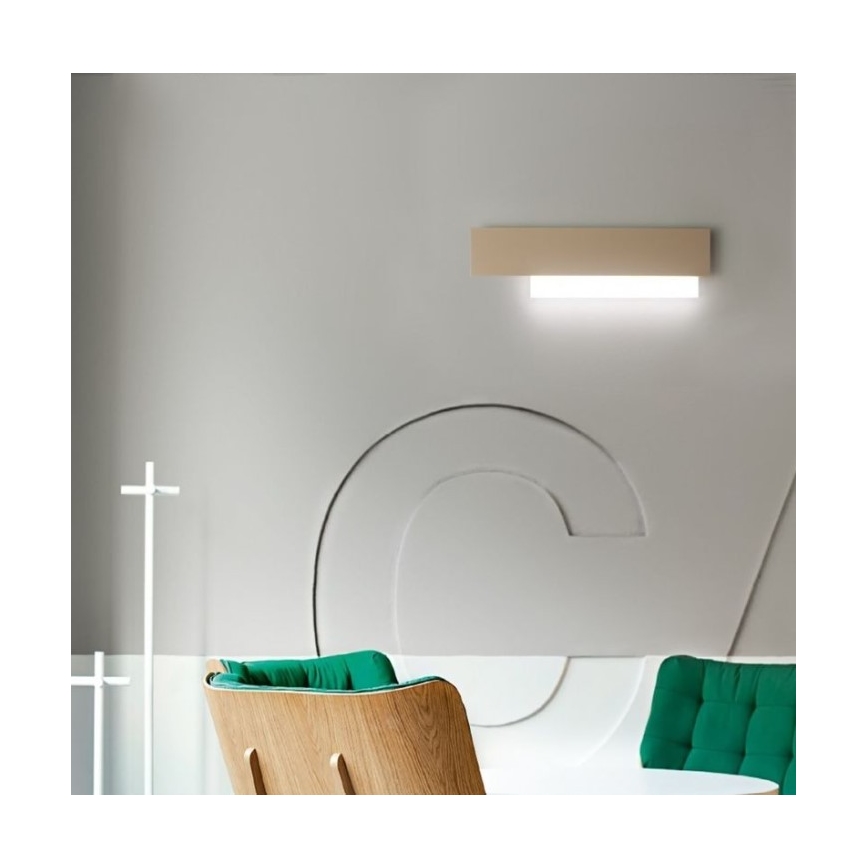 Gea Luce DOHA A P T - LED väggbelysning DOHA LED/15W/230V 40 cm beige
