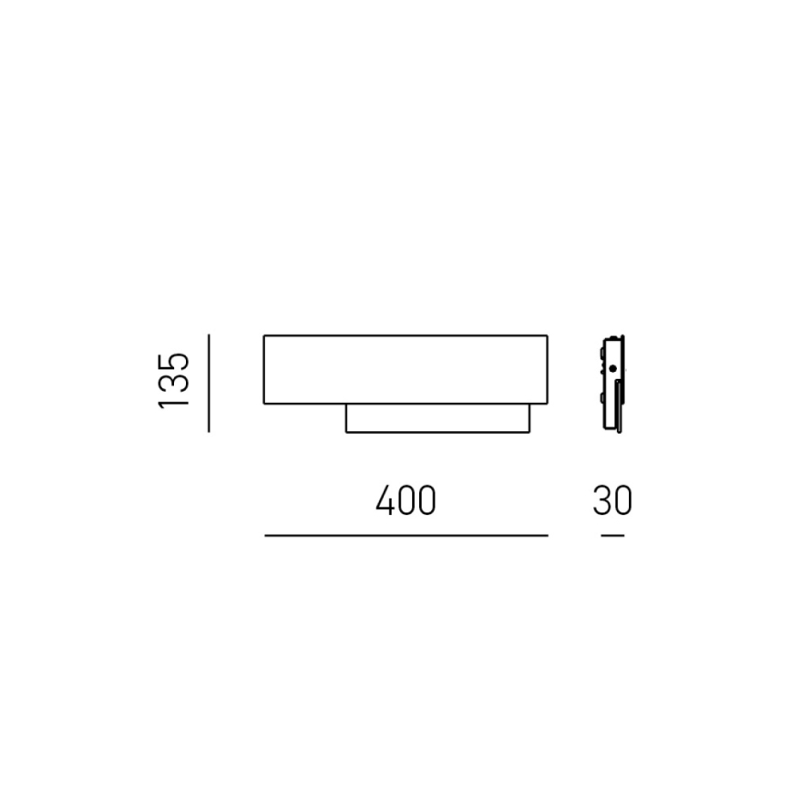 Gea Luce DOHA A P T - LED väggbelysning DOHA LED/15W/230V 40 cm beige