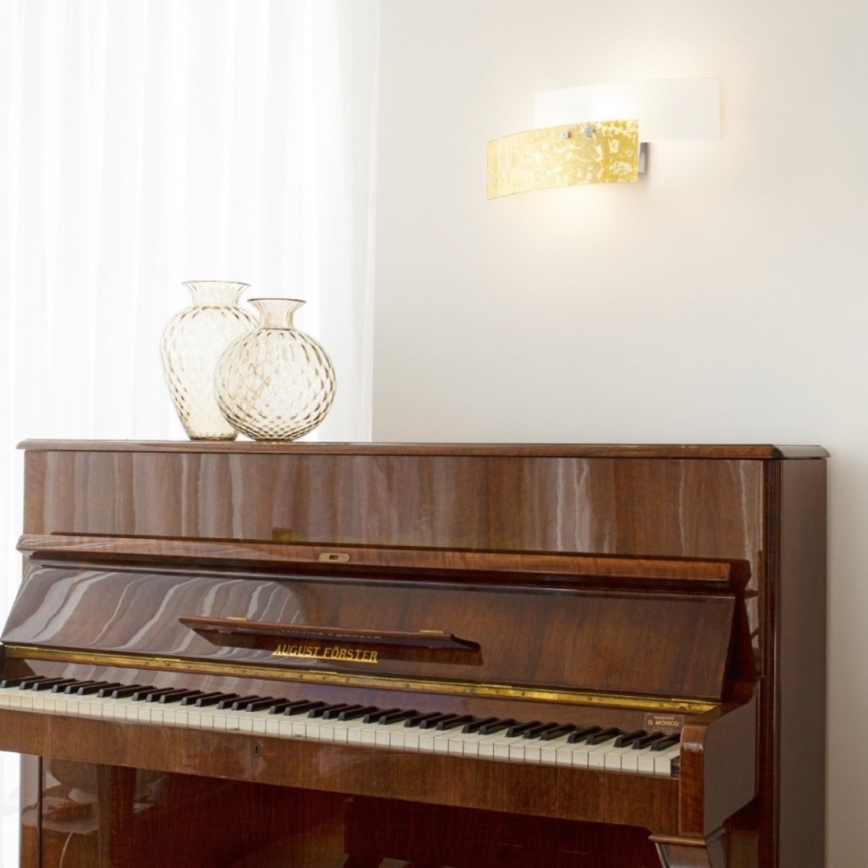 Gea Luce LARA A P oro - Vägglampa LARA 2xE14/42W/230V guld