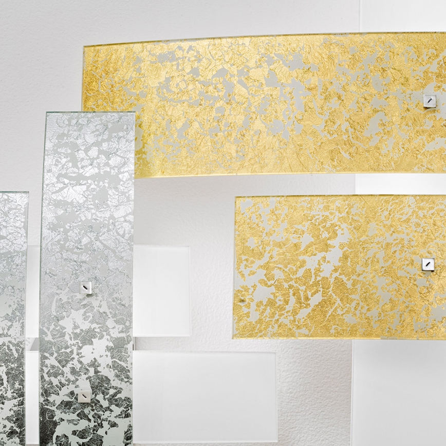 Gea Luce LARA P M oro - Taklampa LARA 2xE27/70W/230V 70 cm guld