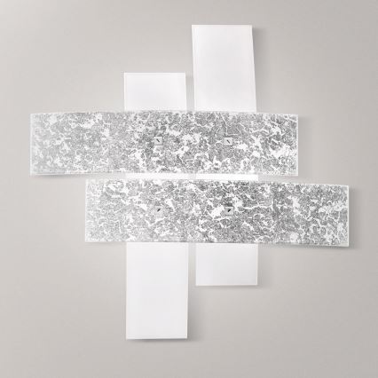 Gea Luce LARA P P arg - Taklampa LARA 2xE27/52W/230V 50 cm silver