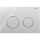 Geberit 115.085.KH.1 - Spolplatta Omega20 21,2x14,2 cm blank krom/matt krom