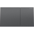 Geberit 115.622.QD.1 - Spolknapp Sigma70 25x14,6 cm svart krom