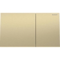 Geberit 115.622.QF.1 - Spolknapp Sigma70 25x14,6 cm borstad mässing