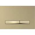 Geberit 115.672.QF.2 - Spolknapp Sigma50 24,6x16,4 cm borstad mässing